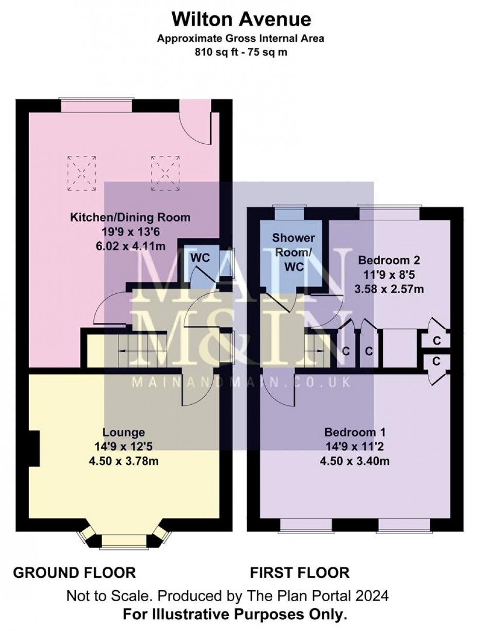 Floorplan for Wilton Avenue, Heald Green