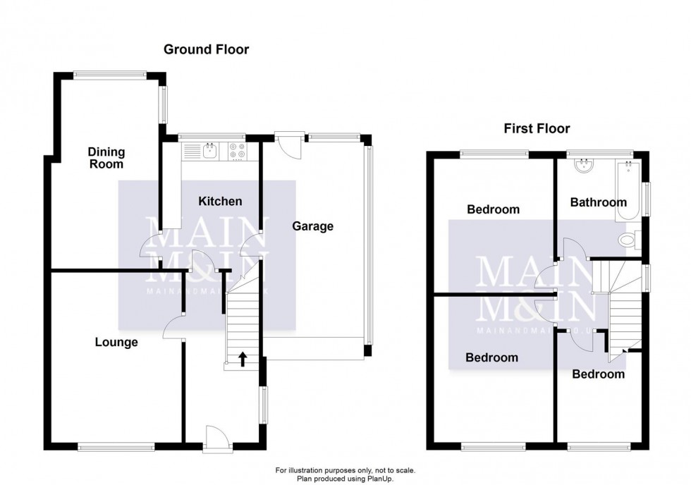 Floorplan for Crantock Drive, Heald Green