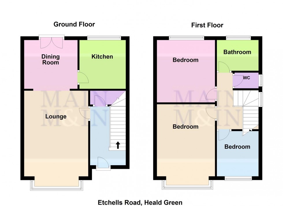 Floorplan for Etchells Road, Heald Green