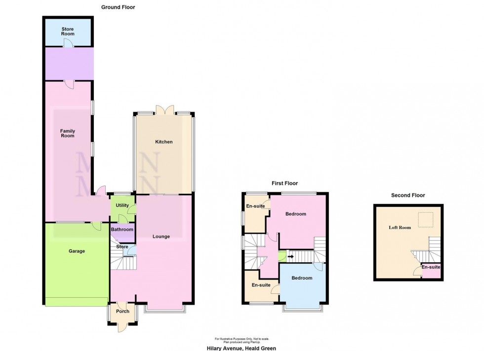 Floorplan for Hilary Avenue, Heald Green