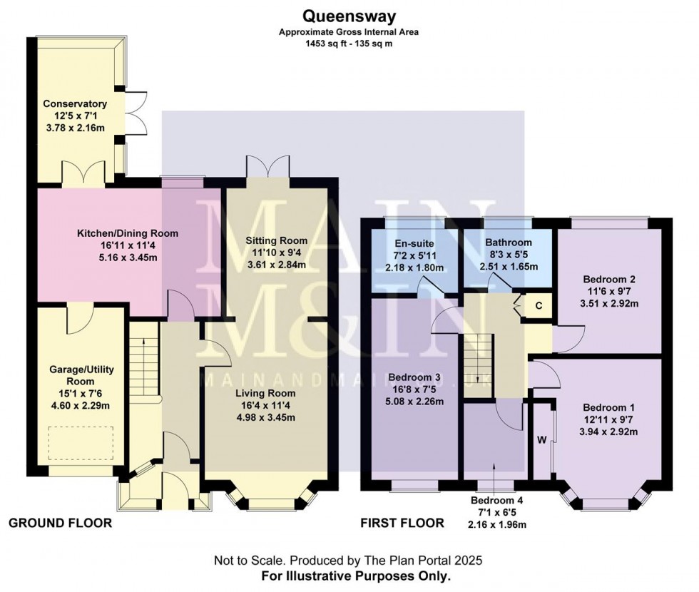 Floorplan for Queensway, Heald Green