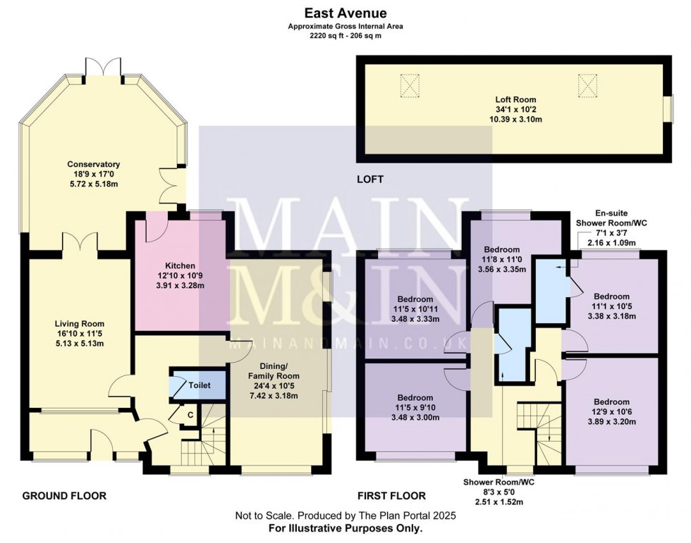 Floorplan for East Avenue, Heald Green