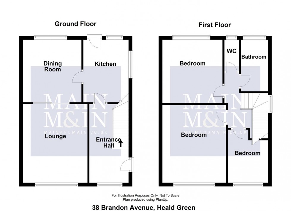 Floorplan for Brandon Avenue, Heald Green